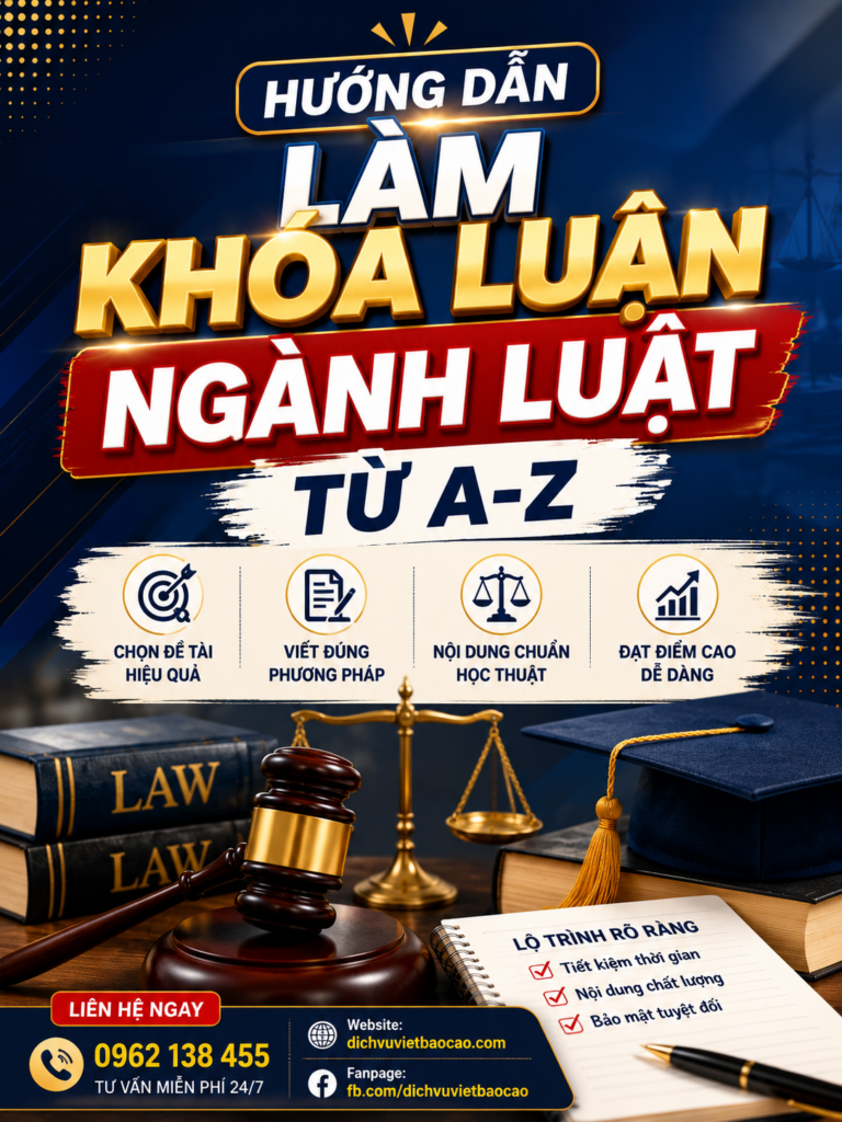 Phương pháp nghiên cứu khi làm khoá luận ngành luật